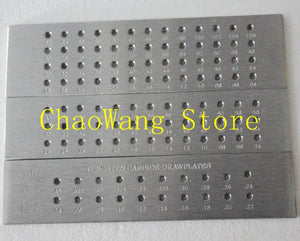 0.04-1.06mm Small Round Drawplate Jewelry Making