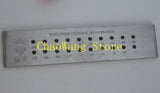 0.04-1.06mm Small Round Drawplate Jewelry Making