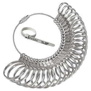 Metal Ring Sizer Tool Set Finger Sizer & Ring Mandrel