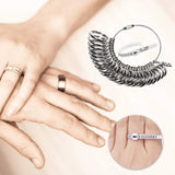 Metal Ring Sizer Tool Set Finger Sizer & Ring Mandrel