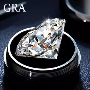 D VVS1 Round Moissanite Stones Brilliant Cut Loose Gem