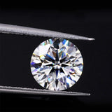 D VVS1 Round Moissanite Stones Brilliant Cut Loose Gem