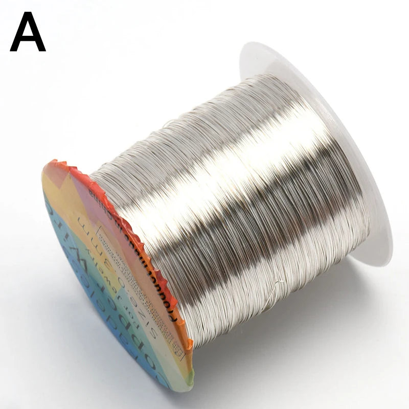 0.2-1mm 6Colors Copper Beading Wire DIY Craft Bracelet Necklace Earing Jewelry
