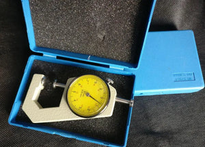 0-20mm/0.1mm Dial Thickness Gauge Leather Paper Meter Tester