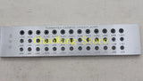 0.26-2.8mm Long Platinum Round Drawplate for Jewelry Making