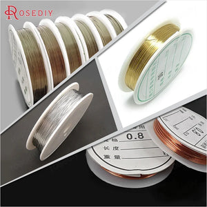 0.2MM-1MM Antique Bronze Metal Wire Strong Shape Jewelry Making