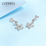 0.2ct Moissanite Drop Earrings Platinum Sterling Silver Star Wedding Bridesmaid