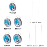 0.3-0.6mm Tiger Tail Wire Stainless Steel for DIY Jewelry Making Crafts