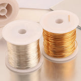 0.3-1.0mm Real Plated Brass Copper Wire for DIY Jewelry Making