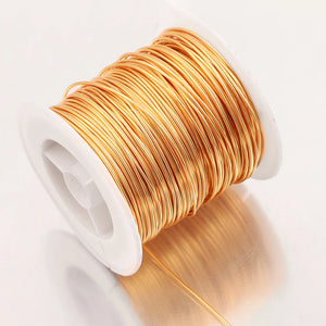 0.3-1.0mm Real Plated Brass Copper Wire for DIY Jewelry Making