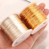 0.3-1.0mm Real Plated Brass Copper Wire for DIY Jewelry Making