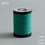 0.34-0.42-0.50mm Waxed Linen Thread Hand Sewn Hemp Thread