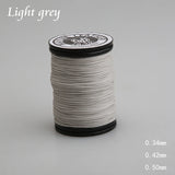 0.34-0.42-0.50mm Waxed Linen Thread Hand Sewn Hemp Thread