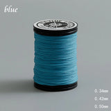 0.34-0.42-0.50mm Waxed Linen Thread Hand Sewn Hemp Thread