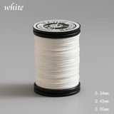0.34-0.42-0.50mm Waxed Linen Thread Hand Sewn Hemp Thread