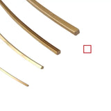 Square Copper Wire Brass Wire for Jewelry Beading Craft DIY