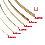 Square Copper Wire Brass Wire for Jewelry Beading Craft DIY