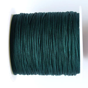 0.4mm Green Jungle Rattail Braid Cord-400m Roll