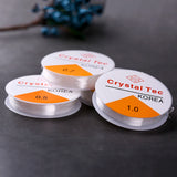Plastic Crystal Beading Stretch Cord 1.0mm