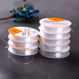 Plastic Crystal Beading Stretch Cord 1.0mm