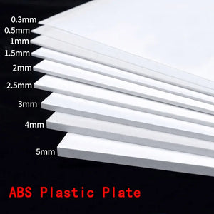 ABS Plastic Plate Sheet For Home DIY Model Making 30x50cm