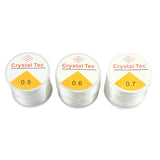 0.5-1mm Clear Elastic Beading Cord for Jewelry Making DIY