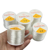 0.5-1mm Clear Elastic Beading Cord for Jewelry Making DIY
