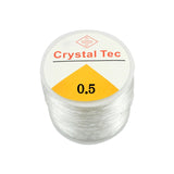 0.5-1mm Clear Elastic Beading Cord for Jewelry Making DIY