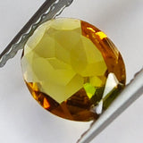 0.57ct Oval Cut Orange Tourmaline 7x6mm