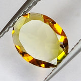 0.57ct Oval Cut Orange Tourmaline 7x6mm