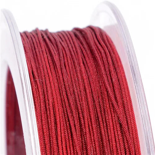 0.5mm Nylon Cord Thread Chinese Knot Macrame Cord Bracelet String DIY 45m/roll