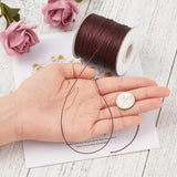 0.5mm Waxed Polyester Cord Beading Cord DIY Supplies 185yards/Roll F80