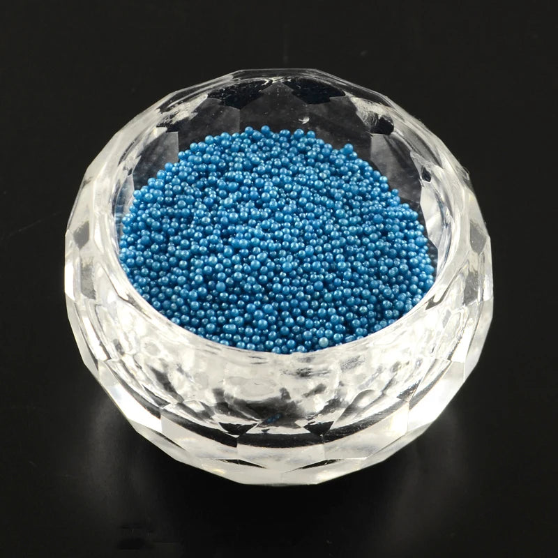 Plated DIY 3D Nail Art Decor Beads 450g/bag