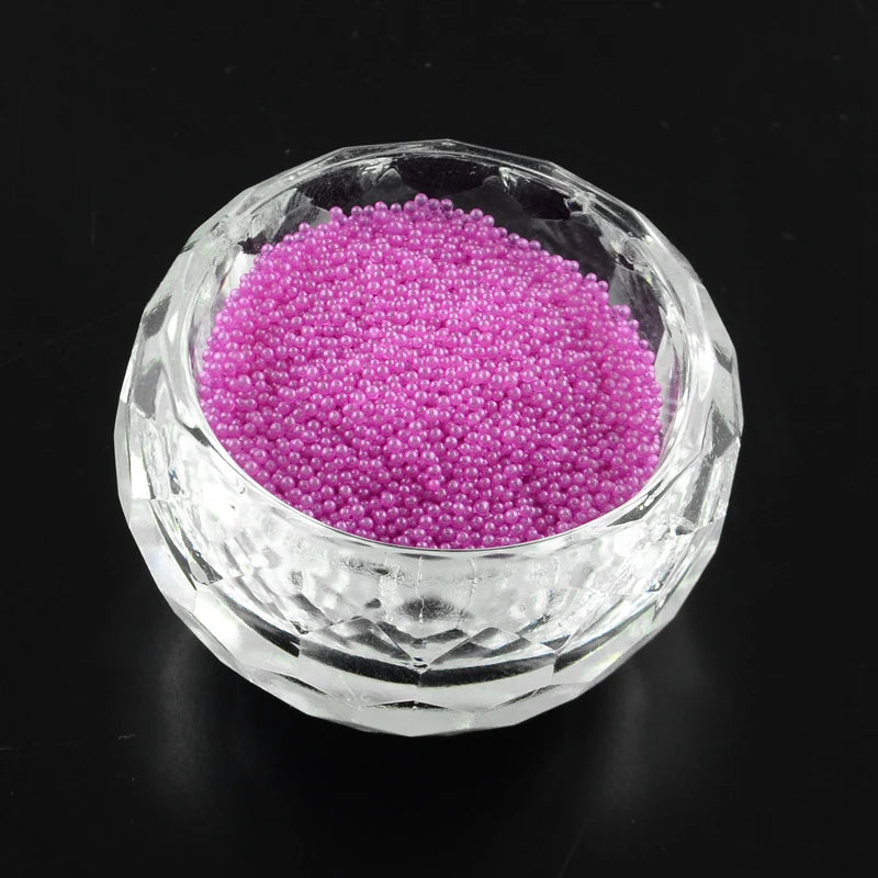 Plated DIY 3D Nail Art Decor Beads 450g/bag