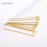 18K Plated Ball Head Pins, DIY Jewelry Making Supplies