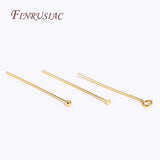 50-100Pcs 18K Plated Eye Pins Jewelry Findings