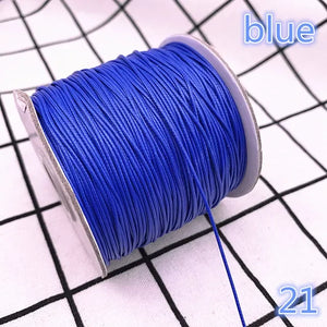 Waxed Cord String for DIY Jewelry Making 1.0mm 2.0mm