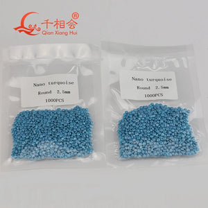0.8-2mm Turquoise Brillion Cut Nano Loose Gemstone for Jewelry Making