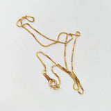 0.85MM 14K Gold Filled Chain Necklace for Women 16/18 Inch
