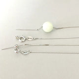 S925 Box Piercing Chain Necklace for DIY Jewelry