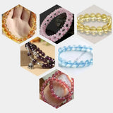 0.8mm 10Rolls Nylon Seed Beads Cord String for DIY Bracelet Jewelry Making