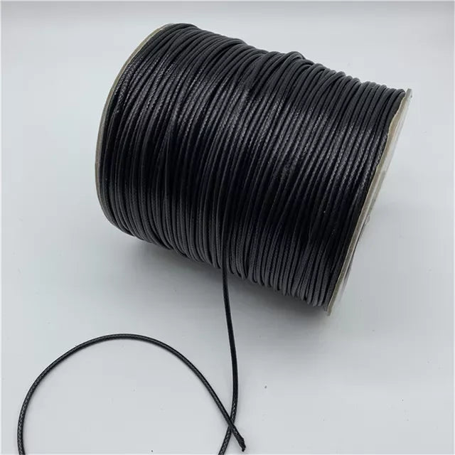 Waxed Cotton Cord 1.5mm Necklace Rope For Jewelry Making