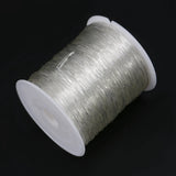 0.8mm Clear Bead Cord Elastic Stretchy Bracelet String Jewelry Making