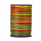 0.8mm Flat Waxed Cord Thread for Leather Sewing Jewelry Making 100m