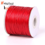 0.8mm Multicolor Waxed Cord String for Bracelets 150Meters