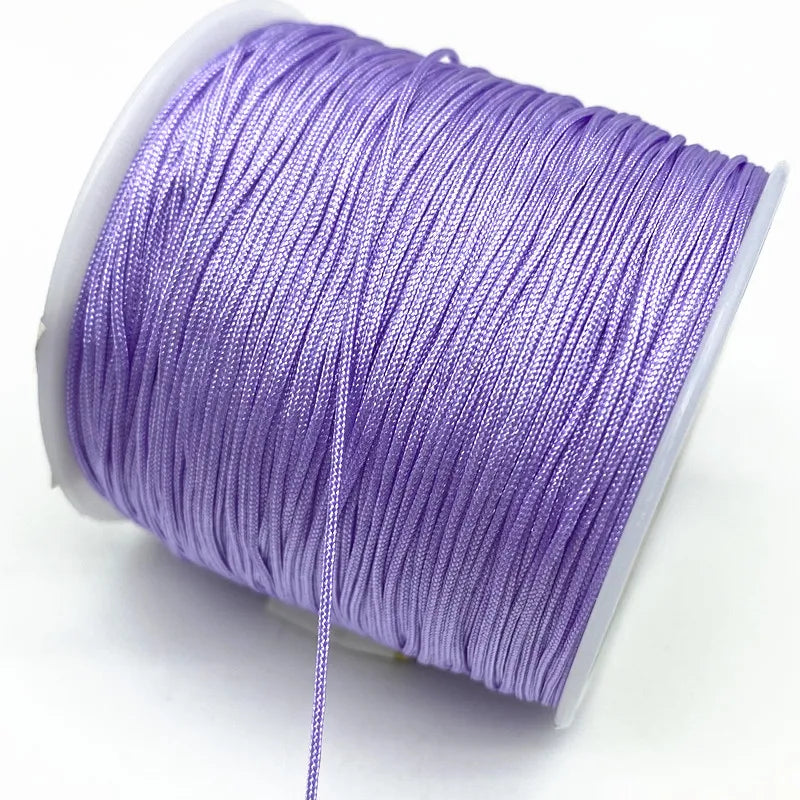 0.8mm Nylon Cord Thread Chinese Knot Bracelet String DIY Tassels Beading Thread