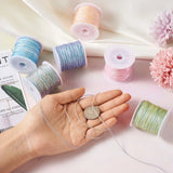 0.8mm Metallic Cord Thread for DIY Bracelet Making 6 Roll