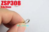 0.8x10mm Stainless Steel Key-Ring Split Ring Key Chain DIY Accessories 1000pcs