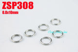 0.8x10mm Stainless Steel Key-Ring Split Ring Key Chain DIY Accessories 1000pcs