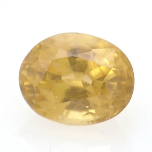 0.93ct Yellow Zircon Oval Cut Gemstone
